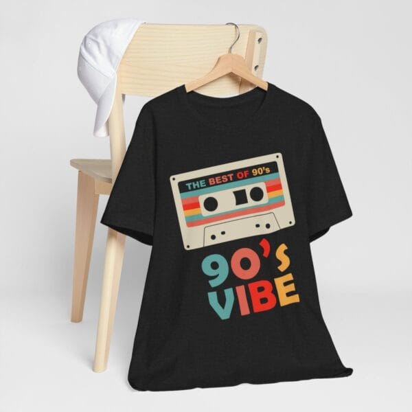 90's Vibe" Retro Cassette T-Shirt – Relive the Best of the 90s! - Image 2