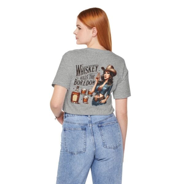 Retro Girl Whiskey t-shirt - Image 3