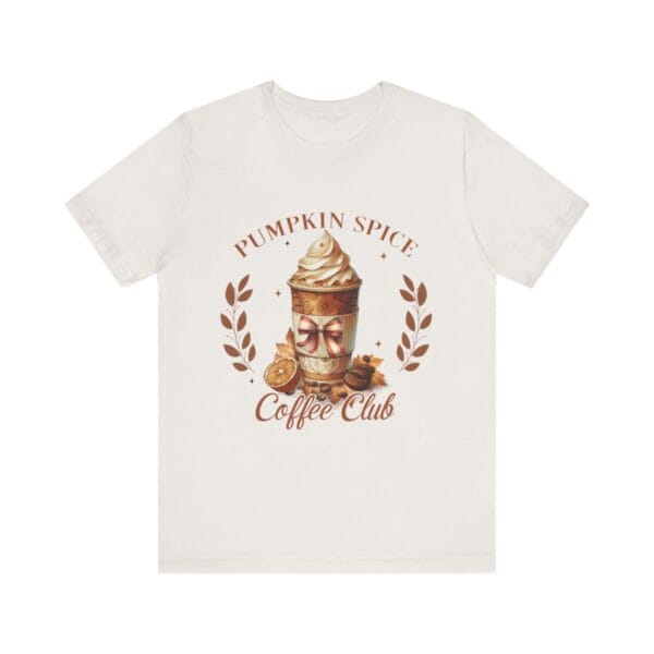 "Pumpkin Spice Coffee Club T-Shirt – Cozy Fall Vibes, Limited Edition!"