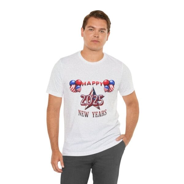 Celebrate in Style: New Year's 2025 Graphic T-Shirt for Festive Fun - Image 2