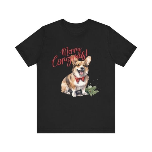 Merry Corgi Design T-shirt - Image 2