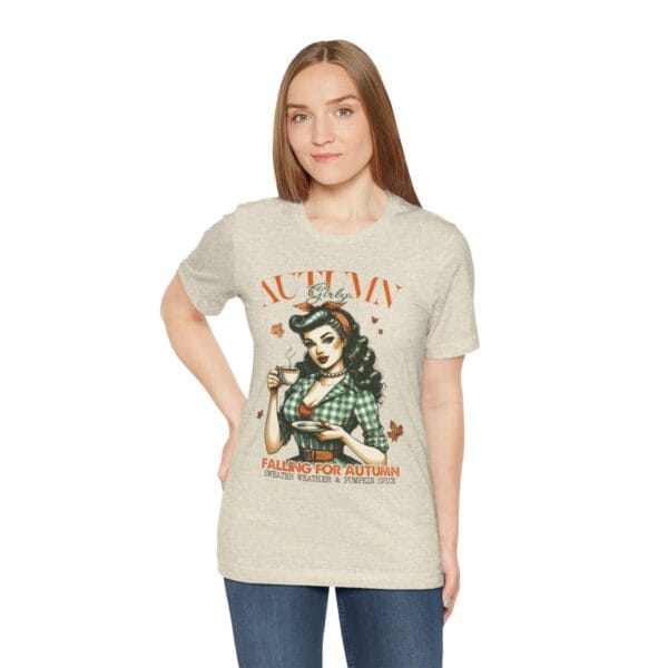 "Autumn Girly" Graphic Tee – Embrace the Fall Vibes! - Image 2