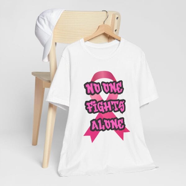 No One Fights Alone: The Impact of Breast Cancer Awareness T-Shirts - Image 2