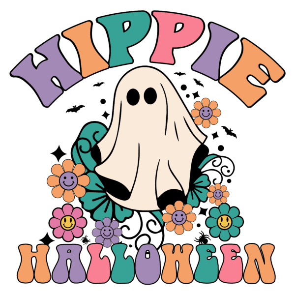 Hippie Halloween T-shirt - Image 4