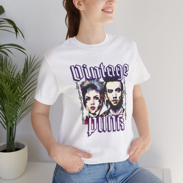 Vintage Punk Rock Unisex Tee - Image 3