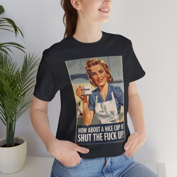 Vintage Shut the Fuck up t-shirt - Image 3