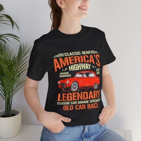 Classic Car Enthusiast T-Shirts – Nostalgic Designs for Car Lovers - Image 3