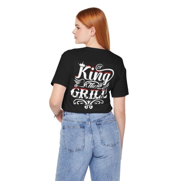 King of the Grill Unisex Jersey Tee - Perfect for BBQ Lovers! - Image 4